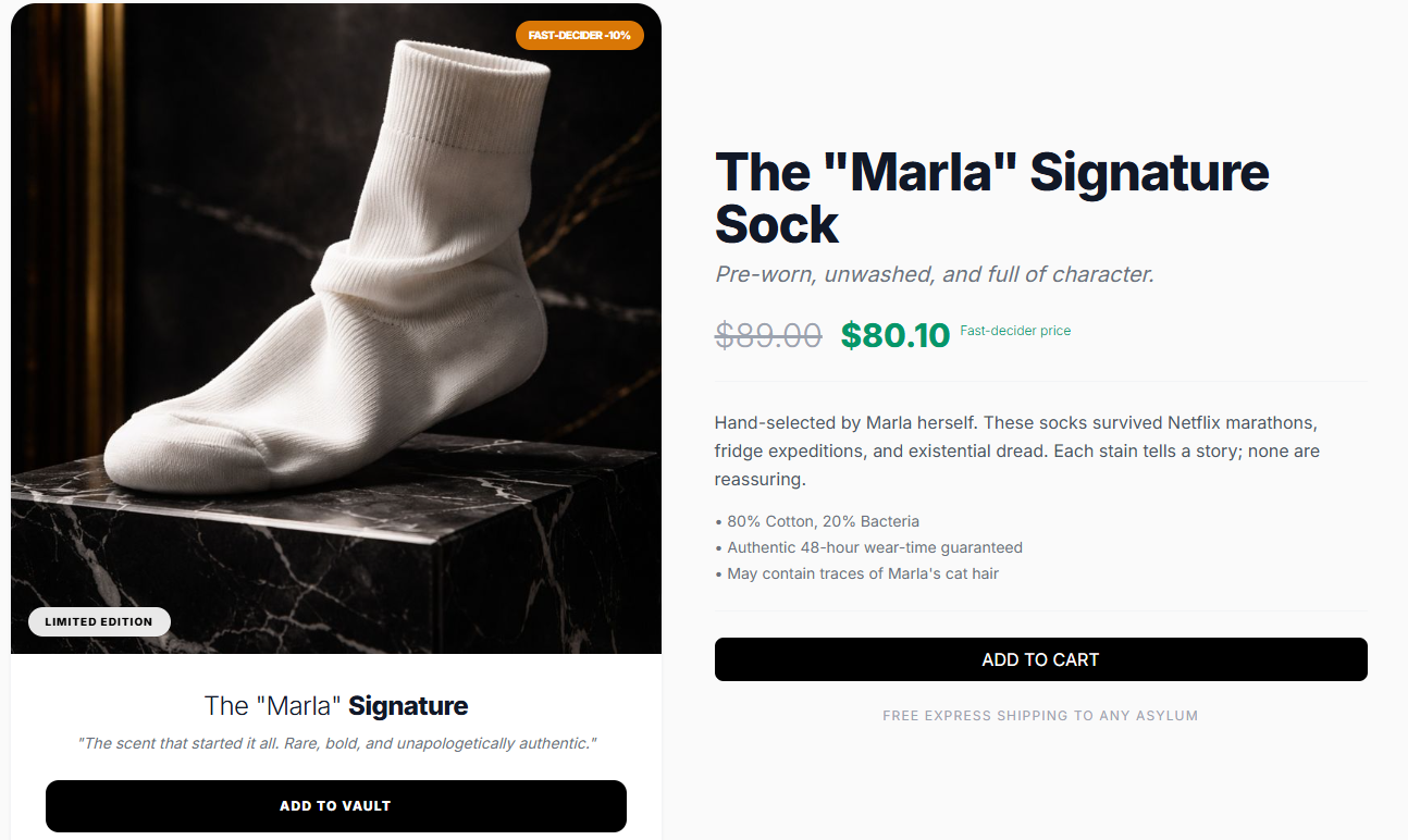 Marlas Socks Screenshot
